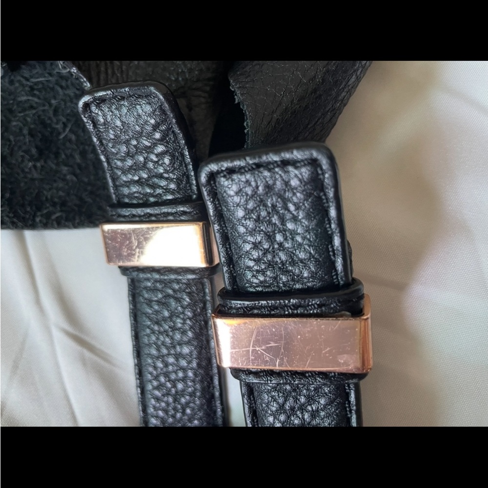 Michael Kors Black Leather Tote Bag - Picture 9 of 16